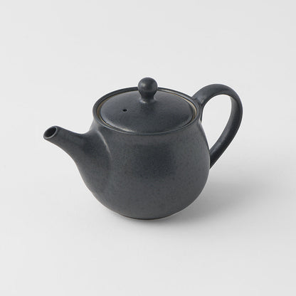 Teapot 400ml Matte Black Glaze