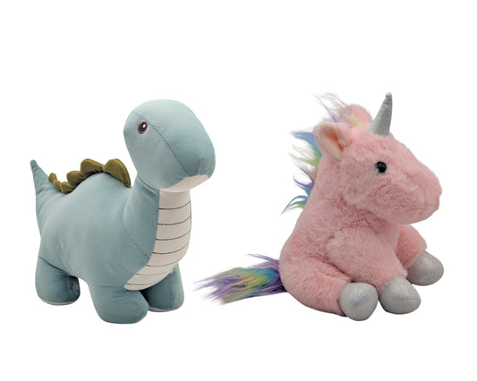 Set 2 Unicorn & Dino Door Stopper Assort 25cm