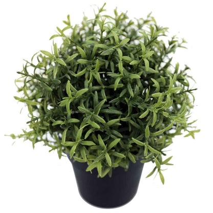 Small Potted Artificial Rosemary Herb Plant UV Resistant 20cm