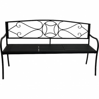 Otis Metal Garden Bench 150x87cm