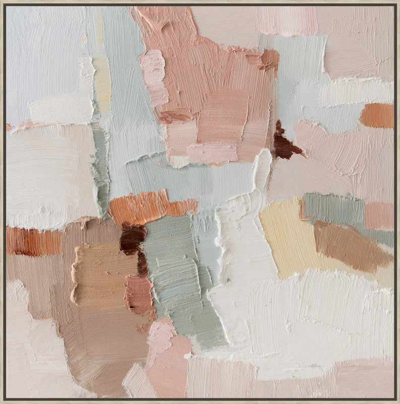 Salt Veil Framed Artwork 80cm