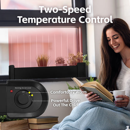 2200W Graphene Floor Electric Heater – Fast Heating, Energy-Efficient, Portable Indoor Heater