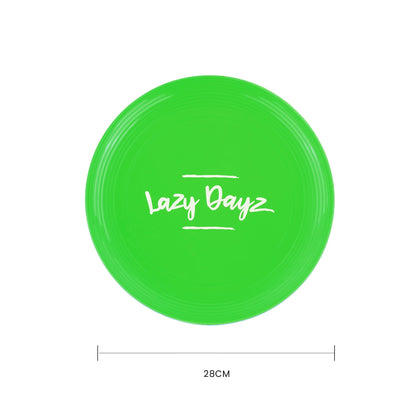 28cm Lazy Dayz Jumbo Neon Beach Frisbee - Green