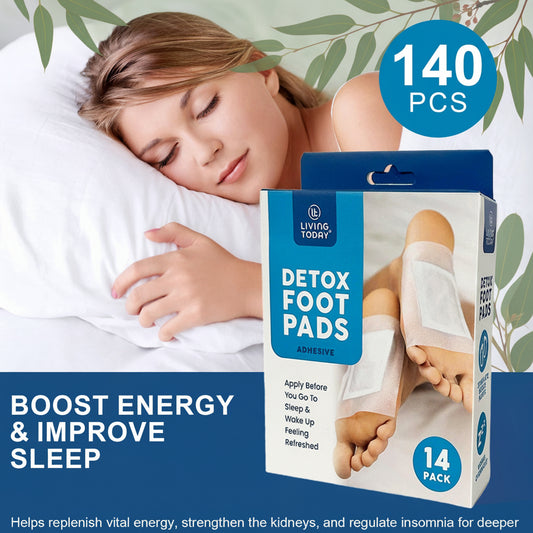 Detox Foot Pads 140 Pack Natural Cleansing Patches Sleep Australia - Smart Choice Deals